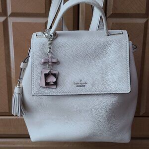 KS Medium Front Open Refined Grain Tassel Drawstring BP w/Signature keychain